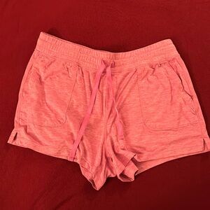 Women’s Pink shorts 90 degrees by reflex size large